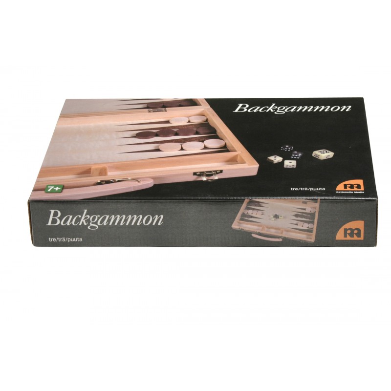 Backgammon i trämosaik